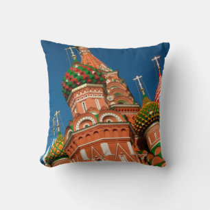 Kremlin, Vasiliy Blessed   Moscow, Russia Cushion