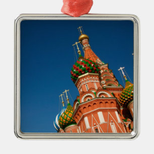 Kremlin, Vasiliy Blessed Moscow, Russia Metal Tree Decoration