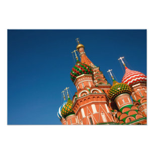 Kremlin, Vasiliy Blessed Moscow, Russia Photo Print