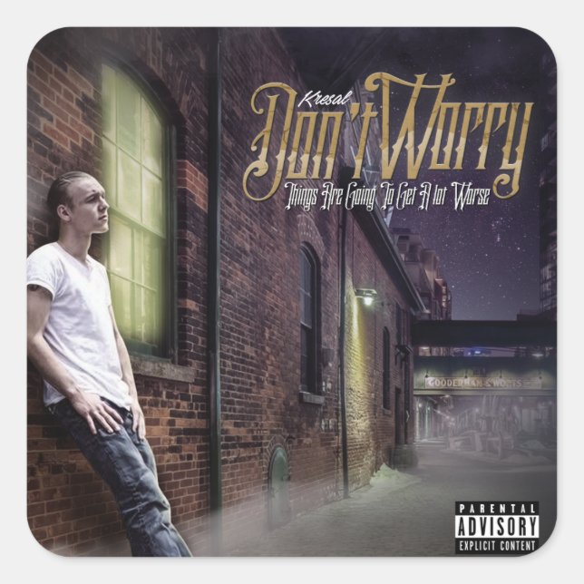 Kresal Don't Worry Sticker (Front)