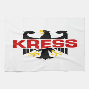 Kress Surname Tea Towel
