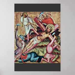 Kreuzannagelung By Meister Bertram Von Minden (Bes Poster