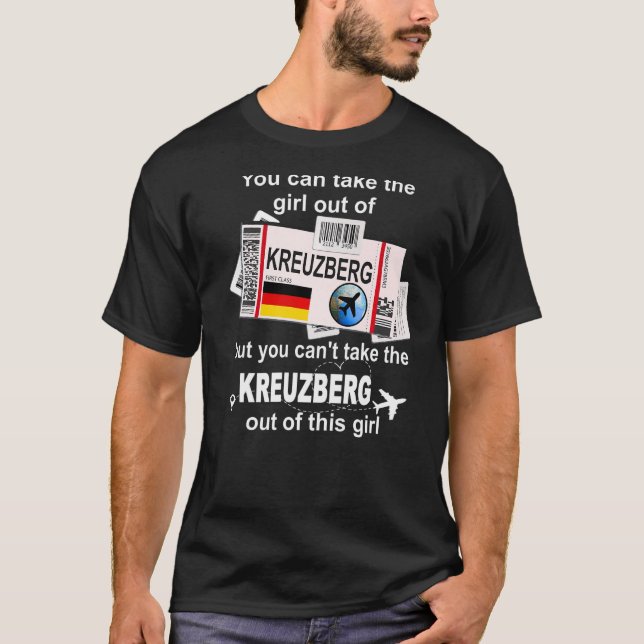 Kreuzberg Boarding Pass - Kreuzberg Girl - Kreuzbe T-Shirt (Front)