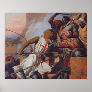 Kreuzritter gegen Sarazenen Poster