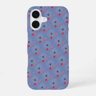 Kreuzspinne im Netz iPhone Hüllen 16 Case