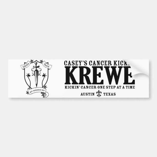 Krewe Bumper Sticker (Front)