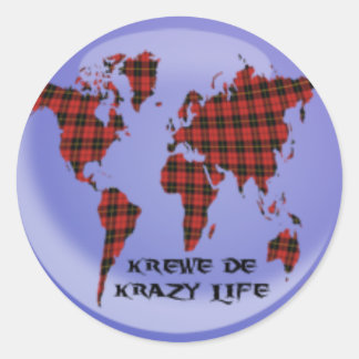 Krewe Logo Stickers! Classic Round Sticker