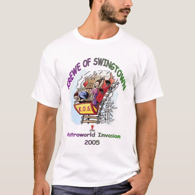 Krewe Of Swingtown Astroworld 2005 T-Shirt (Front)