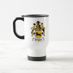 Krieger Family Crest Travel Mug