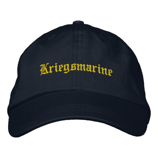 Kriegsmarine Embroidered Hat (Front)