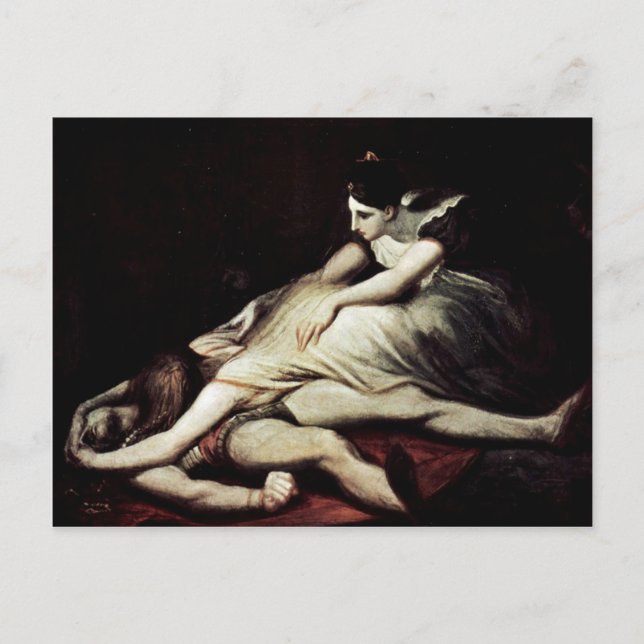 Kriemhild Throws Herself On The Dead Siegfried By Postcard (Front)
