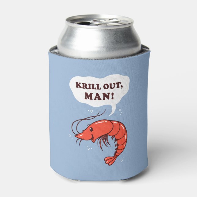 Krill Out Man Can Cooler (Can Front)
