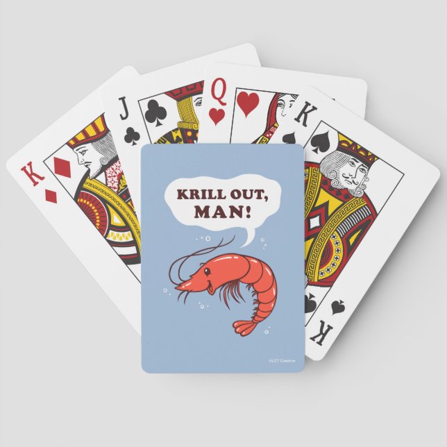 Krill Out Man Playing Cards (Back)