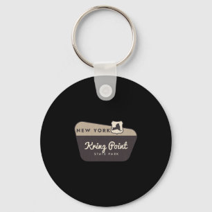 Kring Point State Park New York Welcome Sign Vacat Key Ring
