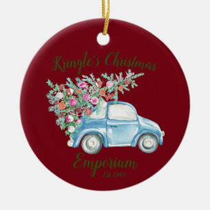 Kringle's Christmas Emporium Ceramic Tree Decoration