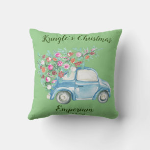 Kringle's Christmas Emporium Cushion