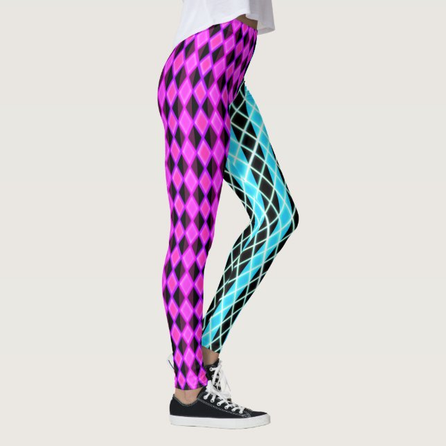 Kris10Hope Harlequin Jailbreak Leggings (Right)