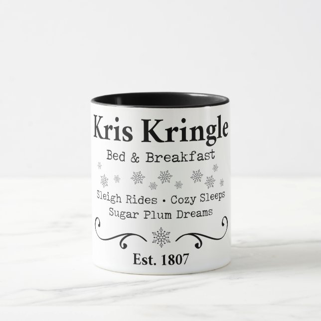 Kris Kringle Bed And Breakfast Mug (Center)