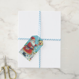 KRIS KRINGLE REDBIRD BIRDHOUSE CHRISTMAS GIFT TAGS