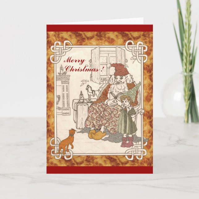 Kris Kringle's Kitty II Holiday Card (Front)