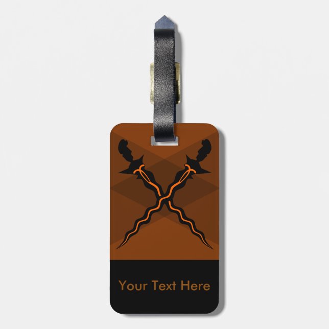 Kris Weapon Luggage Tag (Back Vertical)
