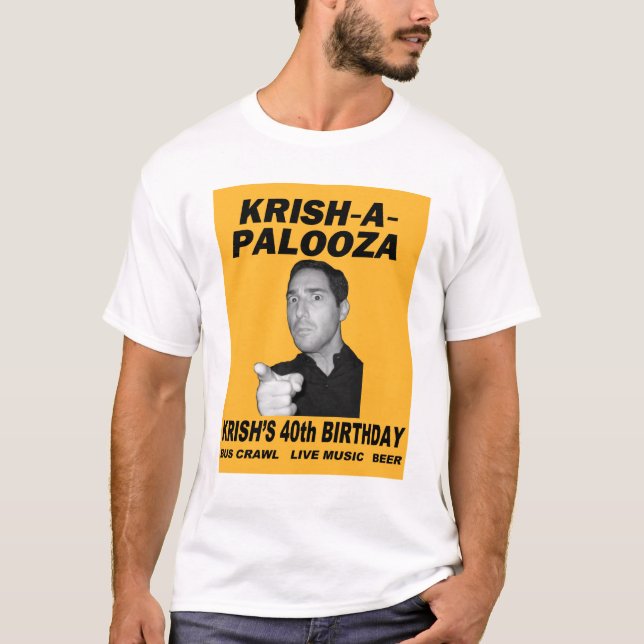 Krish-A-Palooza B Style T-Shirt (Front)