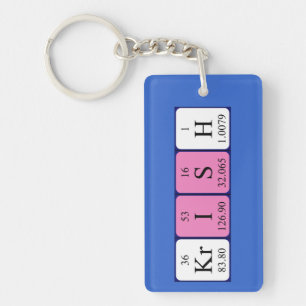 Krish periodic table name keyring