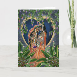 Krishna and Radha Card