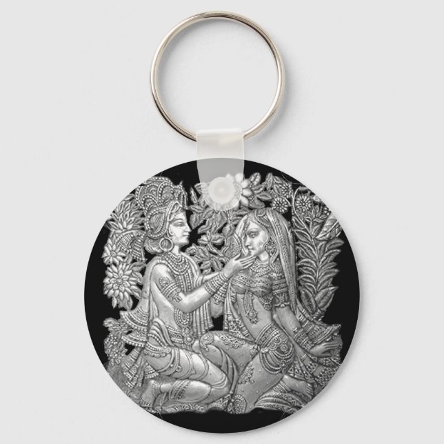 Krishna and Radha Key Ring (Front)