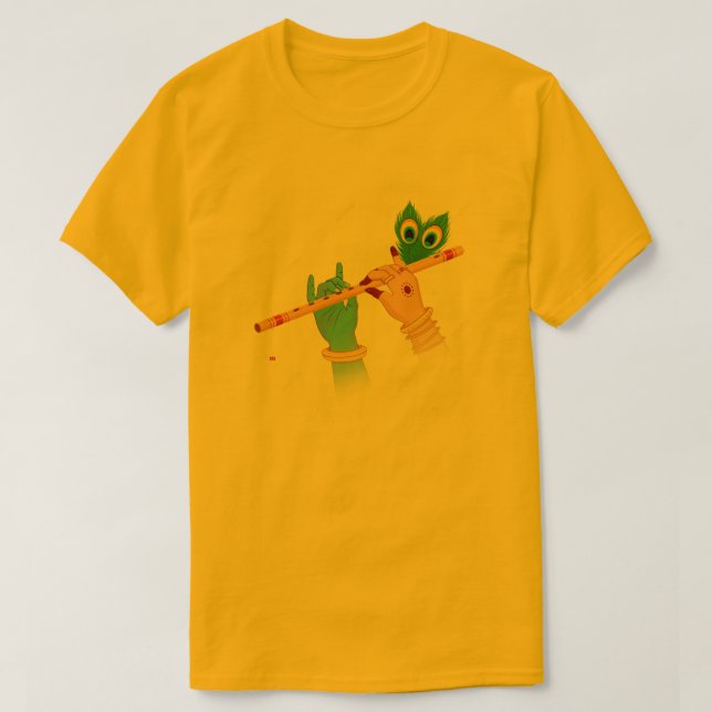 Krishna design T-shirt (Design Front)