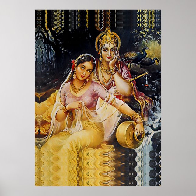 KRISHNA - hindu deity - Poster (Front)