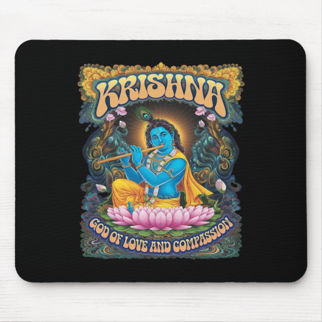 Krishna Hinduism  Mouse Mat (Front)