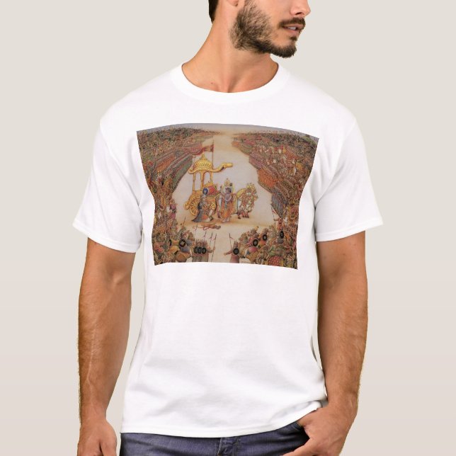 Krishna instructs Arjuna T-Shirt (Front)