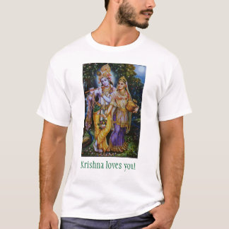 Krishna loves you! T-Shirt