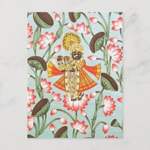 krishna pichwai Postcard