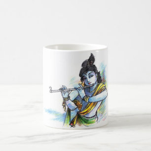 Krishna Sketch Coffee Mug