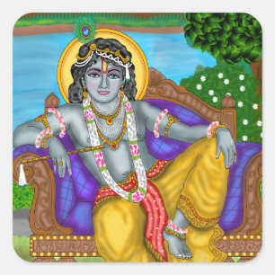 Krishna Sticker
