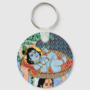 Krishna & Vasudeva Keychain