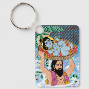 Krishna & Vasudeva Keychain