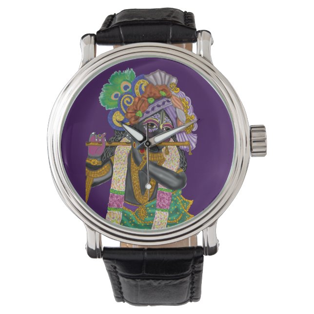 Krishna Wall Clock Watch (Front)
