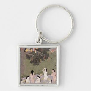 Krishna with the Cow Girls' clothes, Key Ring