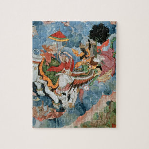Krishna's combat with Indra, c.1590 Jigsaw Puzzle