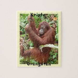 Krista Orangutan Borneo Forest Fun Jigsaw Puzzle