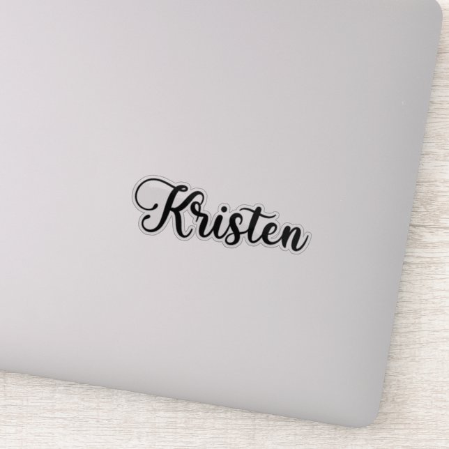 Kristen Name - Handwritten Calligraphy (Detail)