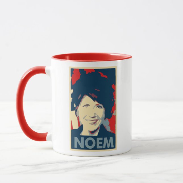 Kristi L. Noem Poster Political Parody Mug (Left)