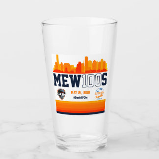 Kristie Mewis 100th Cap Beer Glass