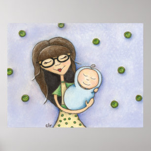 Kristin & Charles magnet Poster