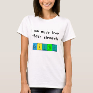 Kristin periodic table name shirt