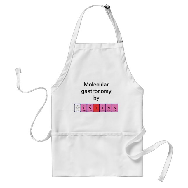 Kristinn periodic table name apron (Front)