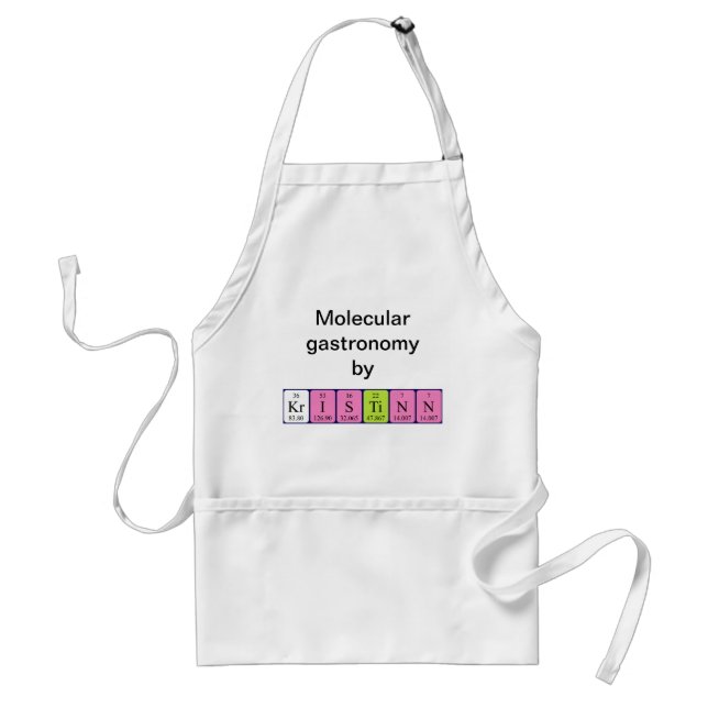 Kristinn periodic table name apron (Front)